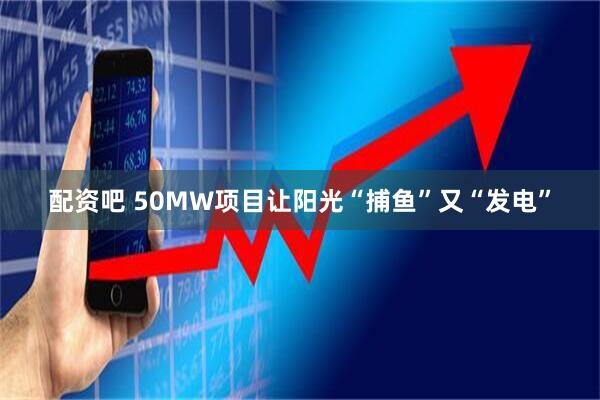配资吧 50MW项目让阳光“捕鱼”又“发电”